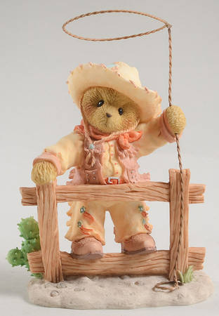 Cherished Teddies Western Bears Tex-Howdy My Cherished Chap - Boxed