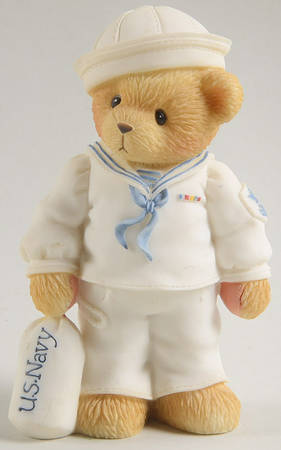 Patriotic Bears Absence Makes Friendships Grow Stronger - With Box