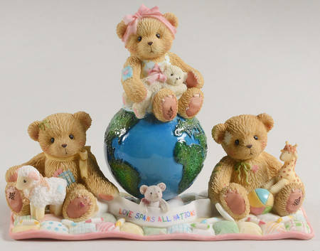 Cherished Teddies St Jude Desire Karina & Shawn - Love Spans All N - Boxed
