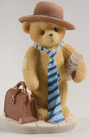 Cherished Teddies Anniversaries Waldo - We Work Hard To Make You Happy - Boxed