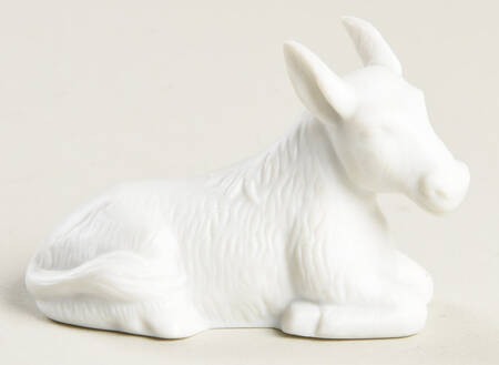 White Bisque Nativity by Enesco