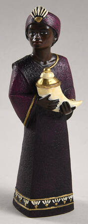Mahogany Miracle Nativity #2 by Enesco