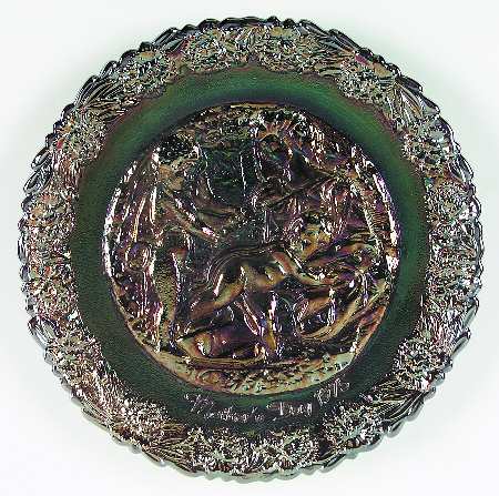 Mother'S Day Plate-Carnival Glass Taddei Madonna - Boxed