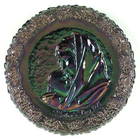 Mother'S Day Plate-Carnival Glass by Fenton