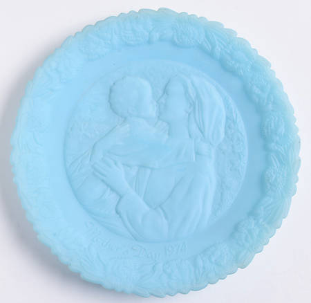 Mother'S Day-Blue Satin Madonna Of The Grotto - No Box