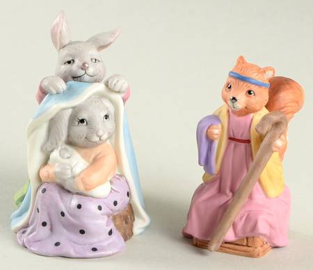 Holiday Hamlet Blessed Mother & Joseph Players Set - Boxed