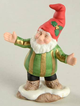 Holiday Hamlet Welcoming Elf - Boxed