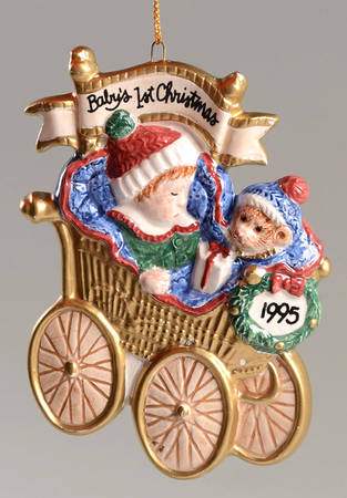 Baby's First Christmas Ornament 1995 Baby's First Christmas - Boxed
