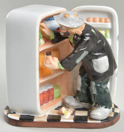 Emmett Kelly Jr-Figurine Refrigerator - Boxed