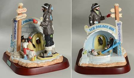Emmett Kelly Jr-Figurine Emmett On Ice - No Box