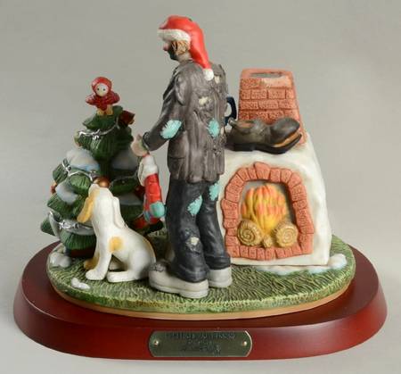 Emmett Kelly Jr-Figurine Homefires Are Burning - Boxed