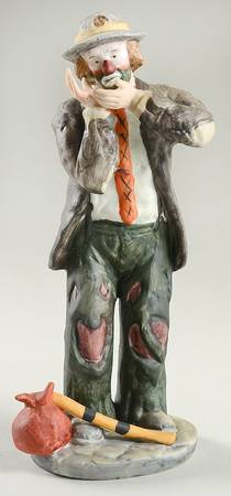 Emmett Kelly Jr-Figurine Tooth Ache-Smooth - Boxed