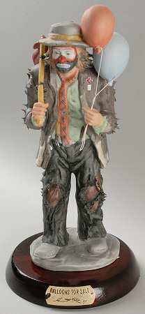 Emmett Kelly Jr-Figurine Balloons For Sale - Boxed