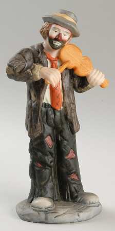 Emmett Kelly Jr-Figurine No Strings Attached-Smooth - Boxed