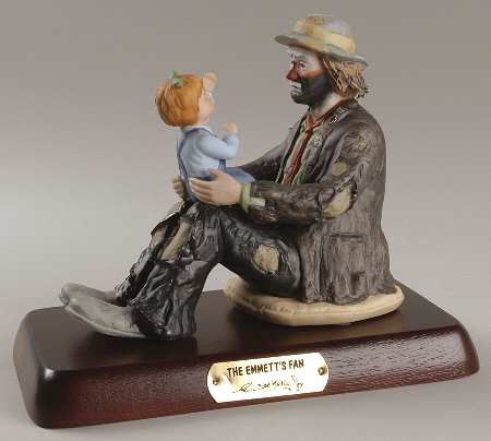 Emmett Kelly Jr-Figurine Emmetts Fan - Boxed