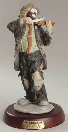 Emmett Kelly Jr-Figurine No Strings Attached - Boxed
