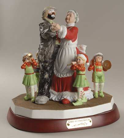 Emmett Kelly Jr-Figurine Spirit Of Christmas Xv - Boxed
