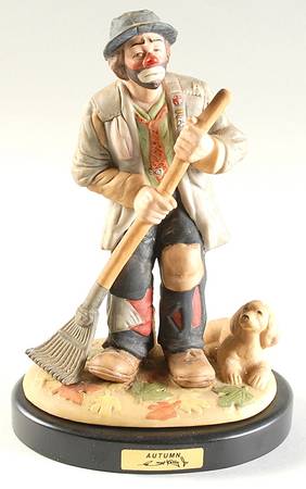 Emmett Kelly Jr-Figurine Autumn-Four Seasons - Boxed