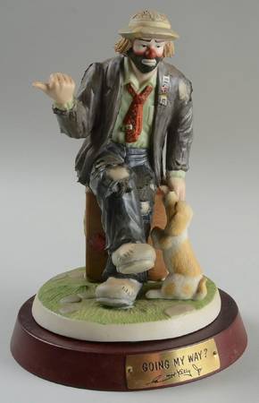 Emmett Kelly Jr-Figurine Going My Way - Boxed