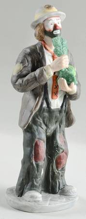 Emmett Kelly Jr-Figurine Eating Cabbage-Smooth - Boxed