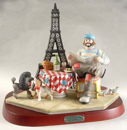 Emmett Kelly Jr-Figurine April In Paris - Boxed