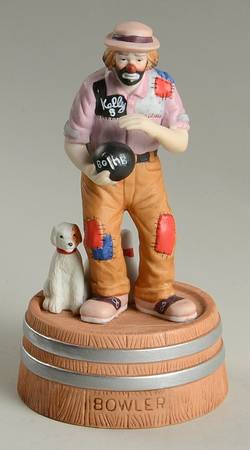 Flambro Musical Figurine Bowler-Impossible Dream - Boxed