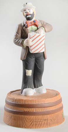 Flambro Musical Figurine Popcorn Time-Song-Be A Clown - Boxed