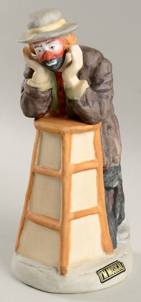 Flambro Musical Figurine The Circus Blues - Boxed