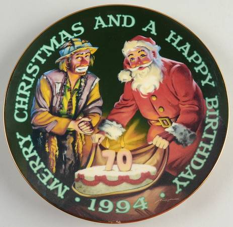 Emmett Kelly Jr Clown 70th Birthday - Boxed