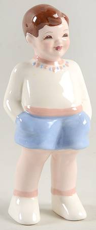Florence Ceramics Figurine Butch-Blue Shorts - No Box