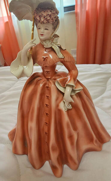 Florence Ceramics Figurine Vivian-Rust - No Box