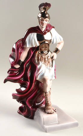 Florence Ceramics Figurine Mark Antony-Red - No Box