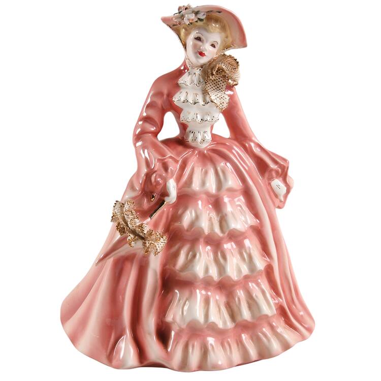 Florence Ceramics Figurine Charmaine-Rose-Fancy - No Box