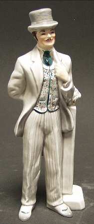 Florence Ceramics Figurine Douglas-Gray & Green - No Box