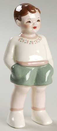 Florence Ceramics Figurine Butch-Green Shorts - No Box