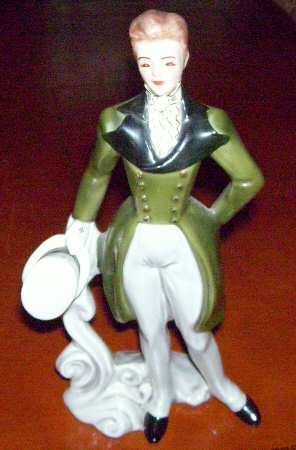 Florence Ceramics Figurine Peter-Green Jacket - No Box