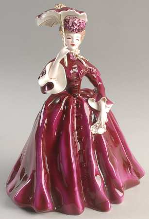 Florence Ceramics Figurine Vivian-Fuschia - No Box
