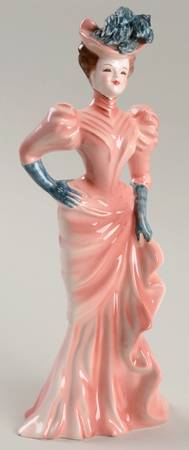 Florence Ceramics Figurine Josephine-Pink - No Box