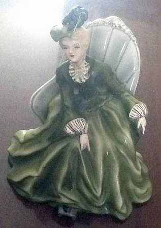 Florence Ceramics Figurine Mary-Green - No Box