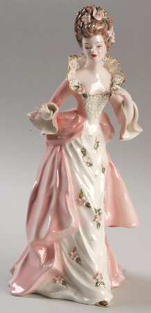 Florence Ceramics Figurine Lady Diana-Pink Fancy - No Box