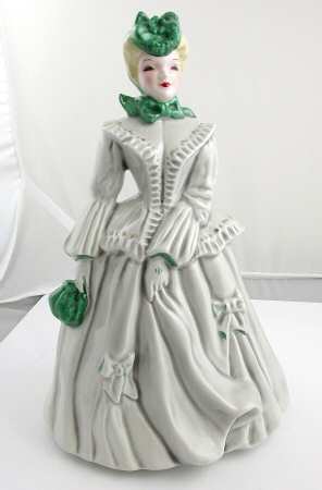 Florence Ceramics Figurine Sarah-Gray & Green - No Box