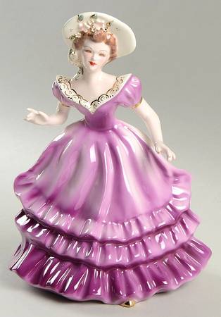 Florence Ceramics Figurine Jennifer - Violet - No Box