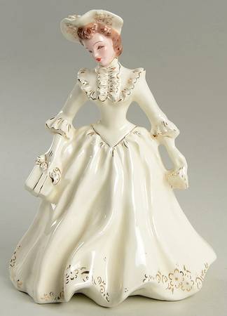 Florence Ceramics Figurine Julie-White - No Box