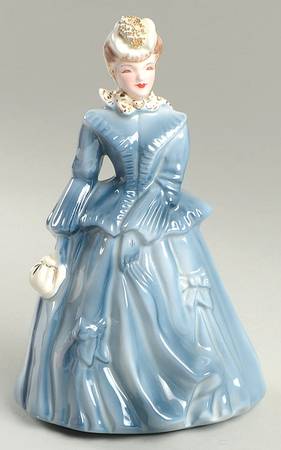 Florence Ceramics Figurine Sarah-Blue - No Box