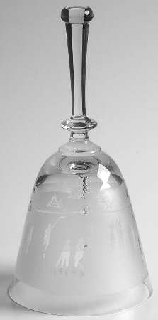 Christmas Bell by Fostoria