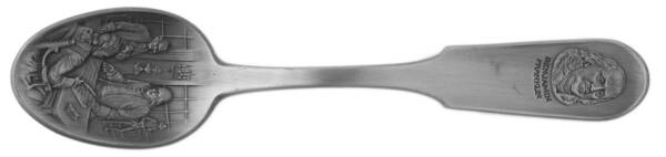 Bicentennial Spoon Benjamin Franklin - No Box