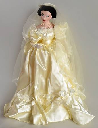 Gone with The Wind Scarlett-Wedding Dress-With Veil And Sta - With Box