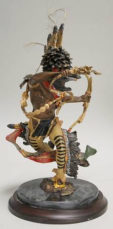 Native American Bronzes Spirit Of The Raven - No Box