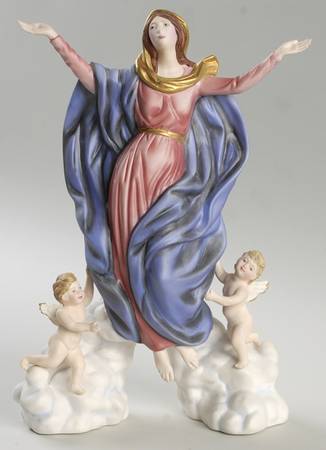 Franklin Mint Figurines Assumption Of Mary - No Box