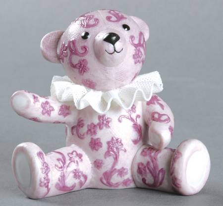Teddy Bears: The Americana Collection Porcelain Lace Teddy - No Box
